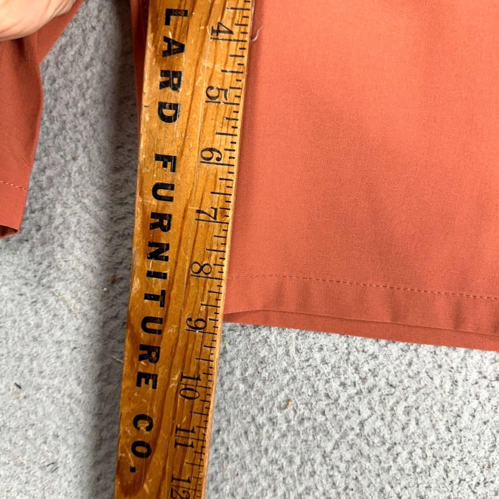Hurley Hurley Mens All Day Hybrid Shorts 30 Orange Chino Stretch Flat Front Pocket NEW Size US 30 / EU 46 - 7 Thumbnail