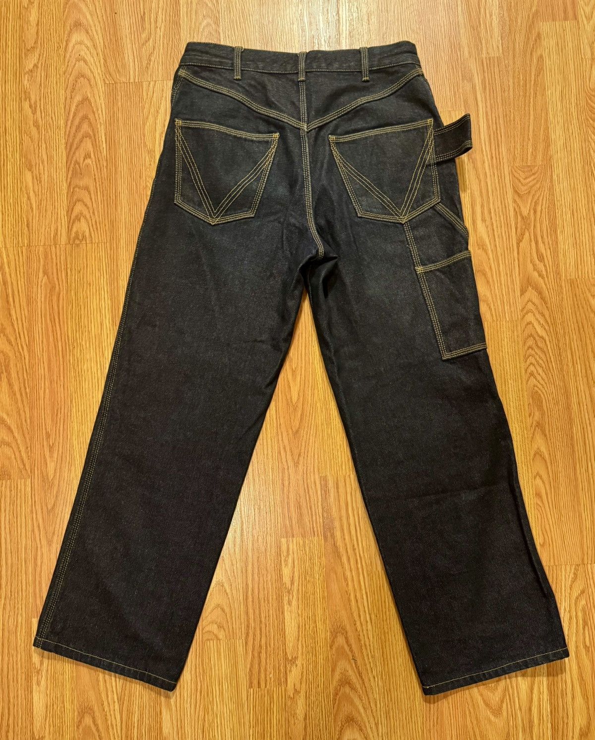 Bottega Veneta Bottega Veneta SS 2020 Carpenter Jeans Dark Wash Daniel Lee Size 38" / US 16 / IT 52 - 2 Thumbnail