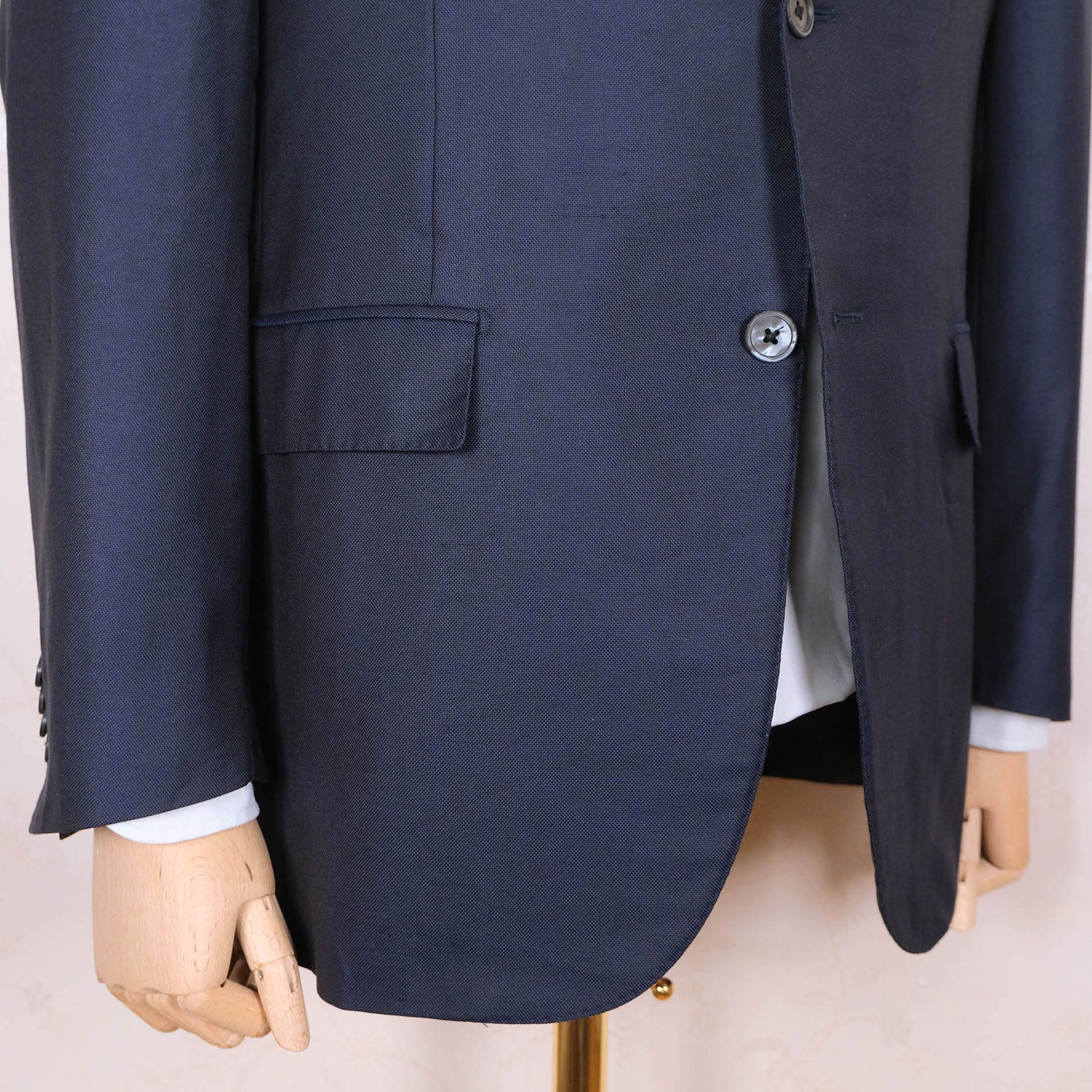 Corneliani Corneliani, Blue Jacket, Size 40, Silk and Wool, RRP 1100 e Size 40R - 5 Thumbnail