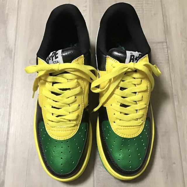 Bape × Nigo Snake BAPE STA sneakers Jamaica color a bathing ape NIGO Size US 8 / EU 41 - 4 Thumbnail