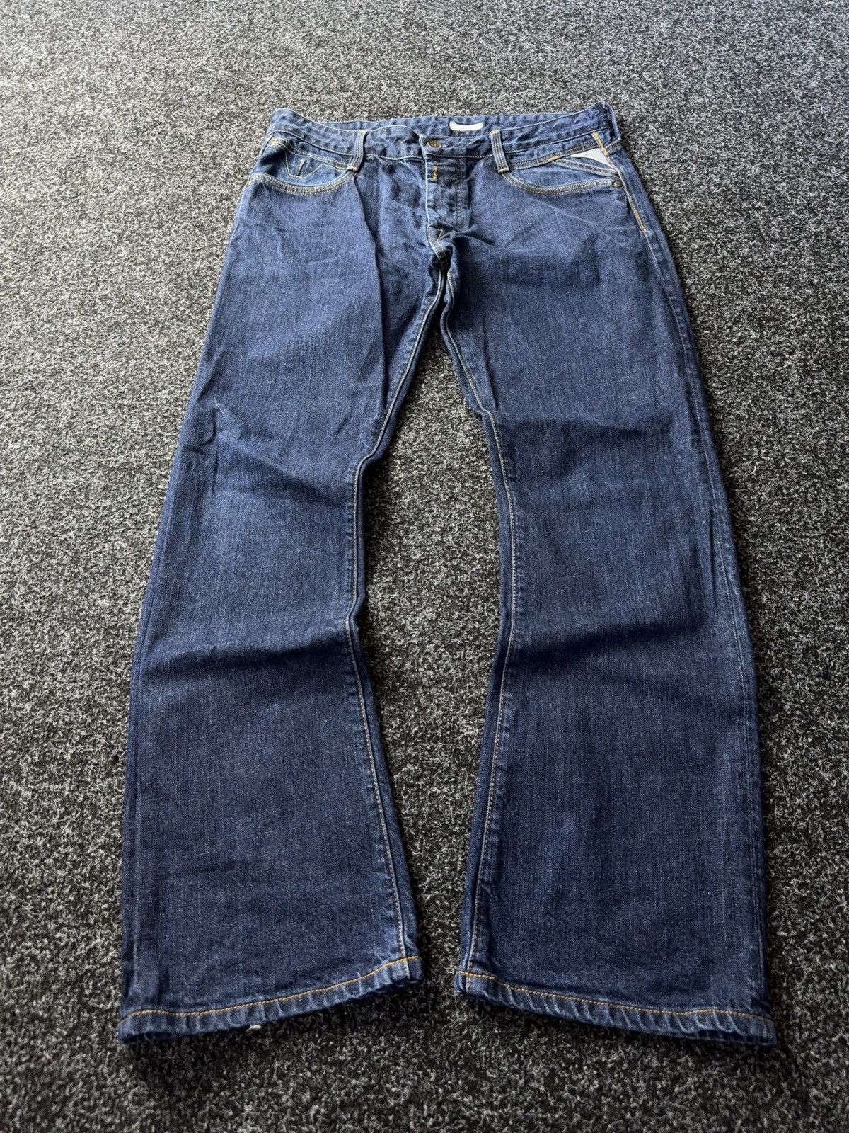 Replay Luxury 00s Replay Blue Denim pants Jeans Vintage Italy Size US 34 / EU 50 - 1 Thumbnail