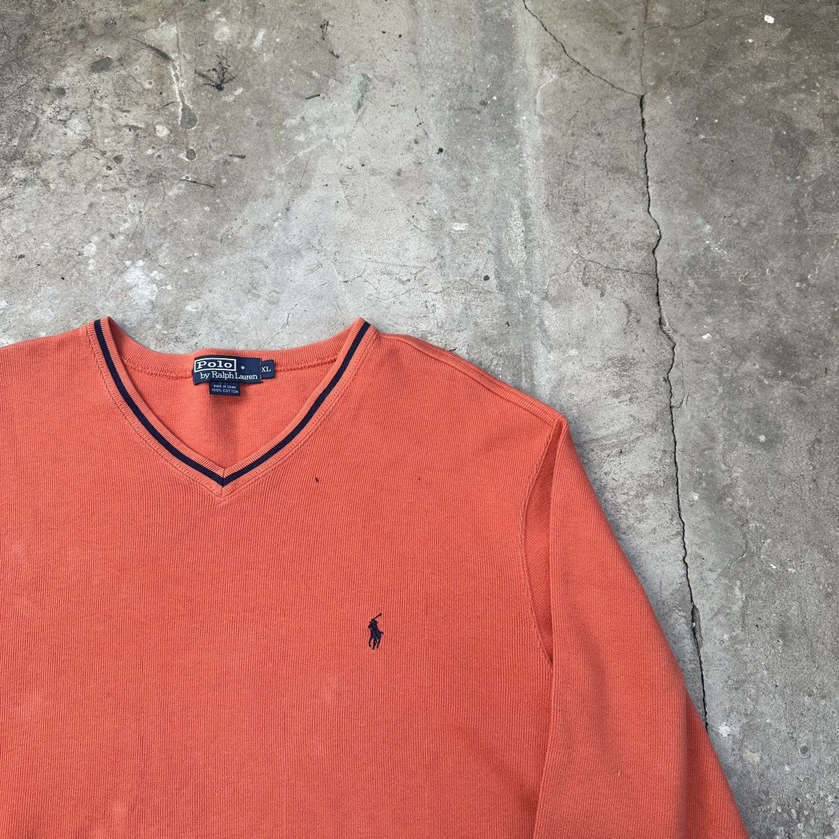 Ralph Lauren Polo Ralph Lauren vintage v neck Sweater Size US XL / EU 56 / 4 - 4 Thumbnail