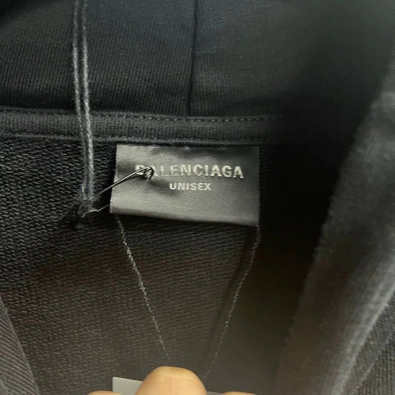 Balenciaga Balenciaga Black Letter Print Hoodie-2506 Size US S / EU 44-46 / 1 - 2 Thumbnail