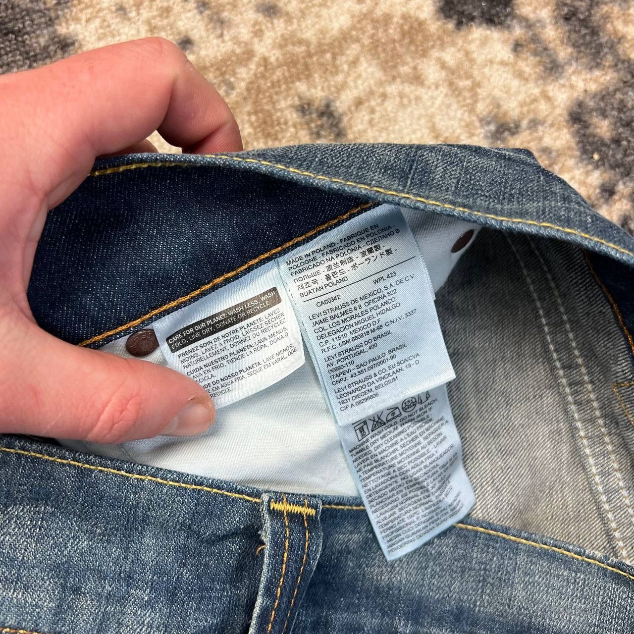 Levi's 506 Levis Vintage Y2K Light Blue Denim Jeans Size US 34 / EU 50 - 8 Thumbnail