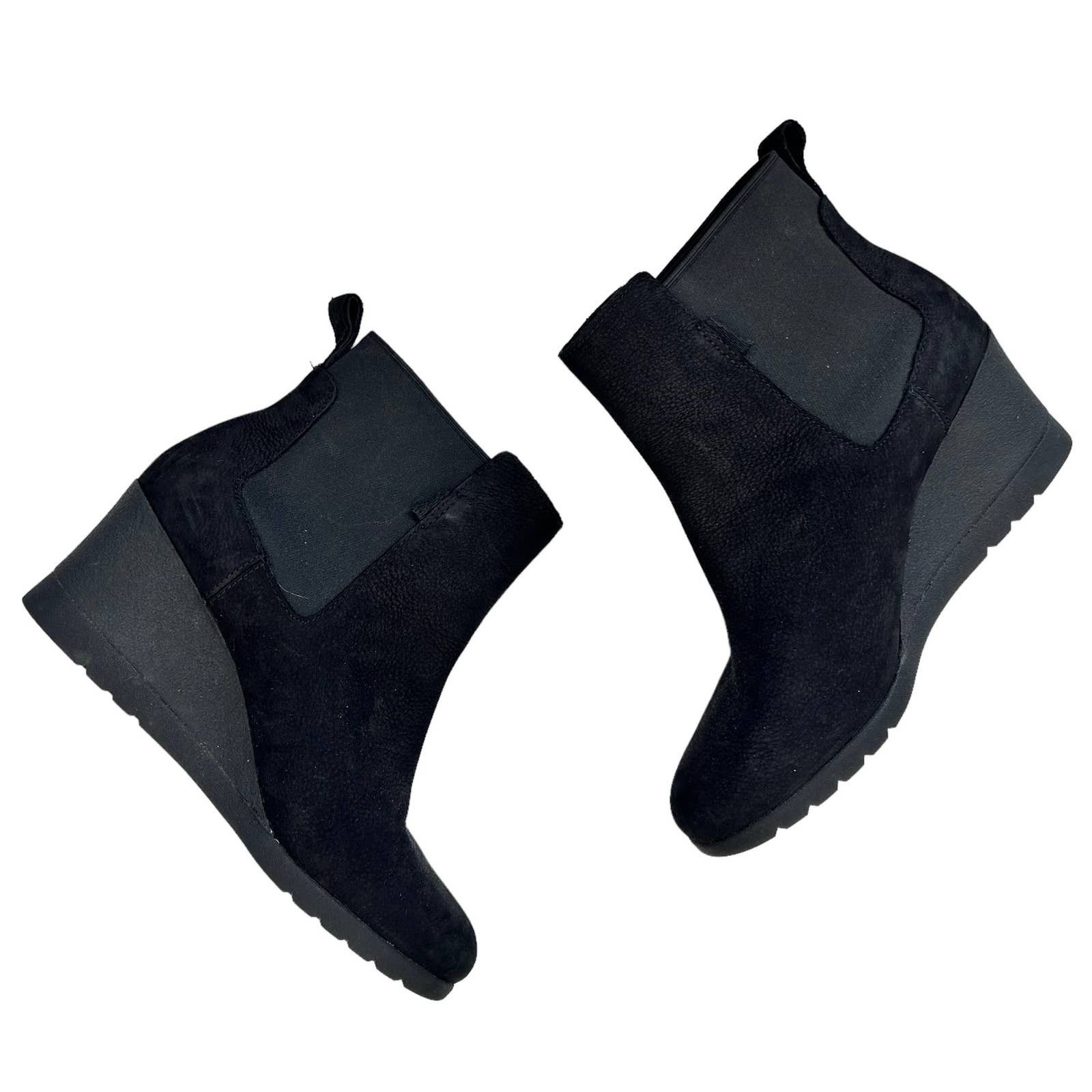 Ugg UGG Black Indra Wedge Waterproof Boots Sz 7.5 Size US 7.5 / IT 37.5 - 9 Thumbnail