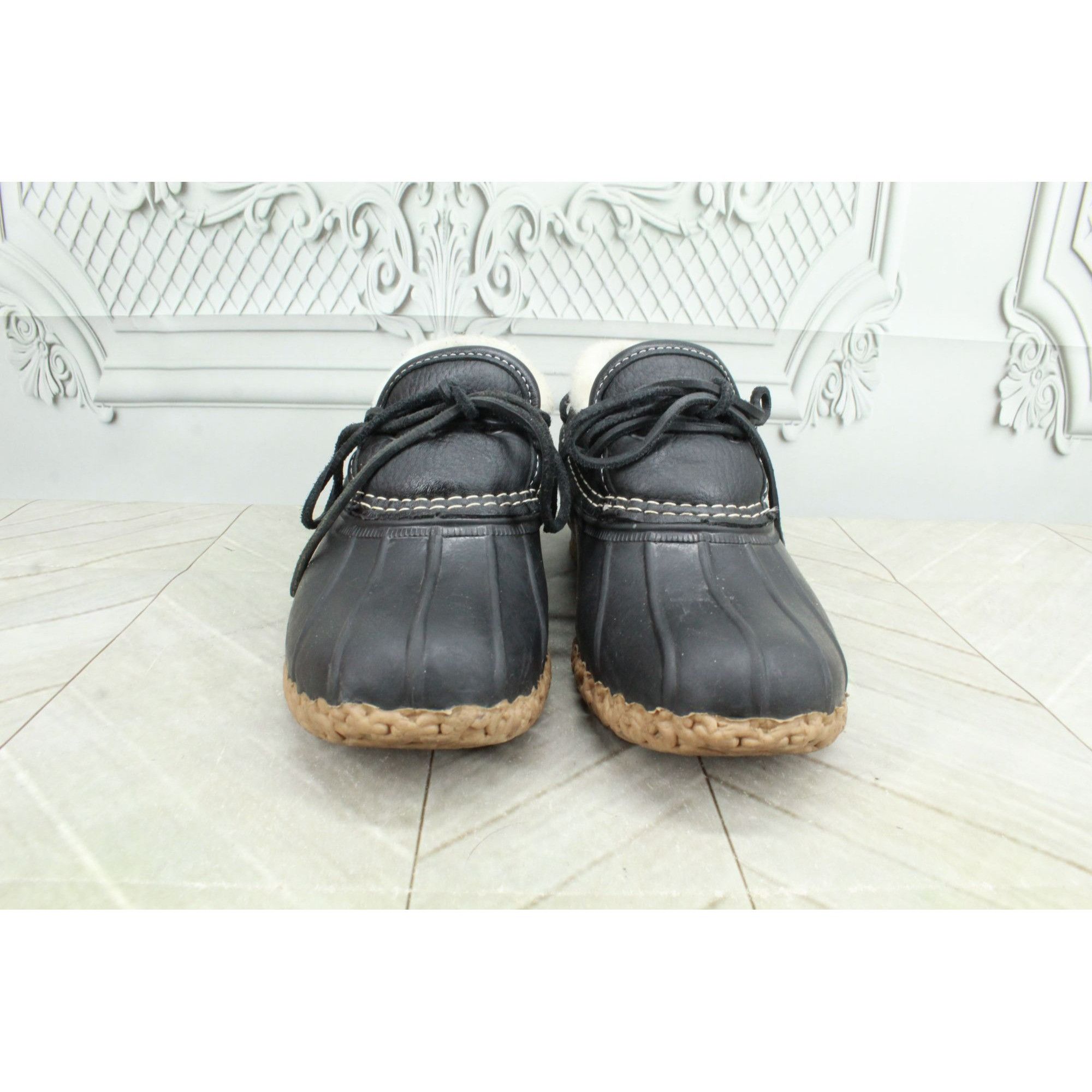 L.L. Bean × Leather LL Bean Women's Bean Boots Rubber Moc Sherpa Size US 6 / IT 36 - 5 Thumbnail