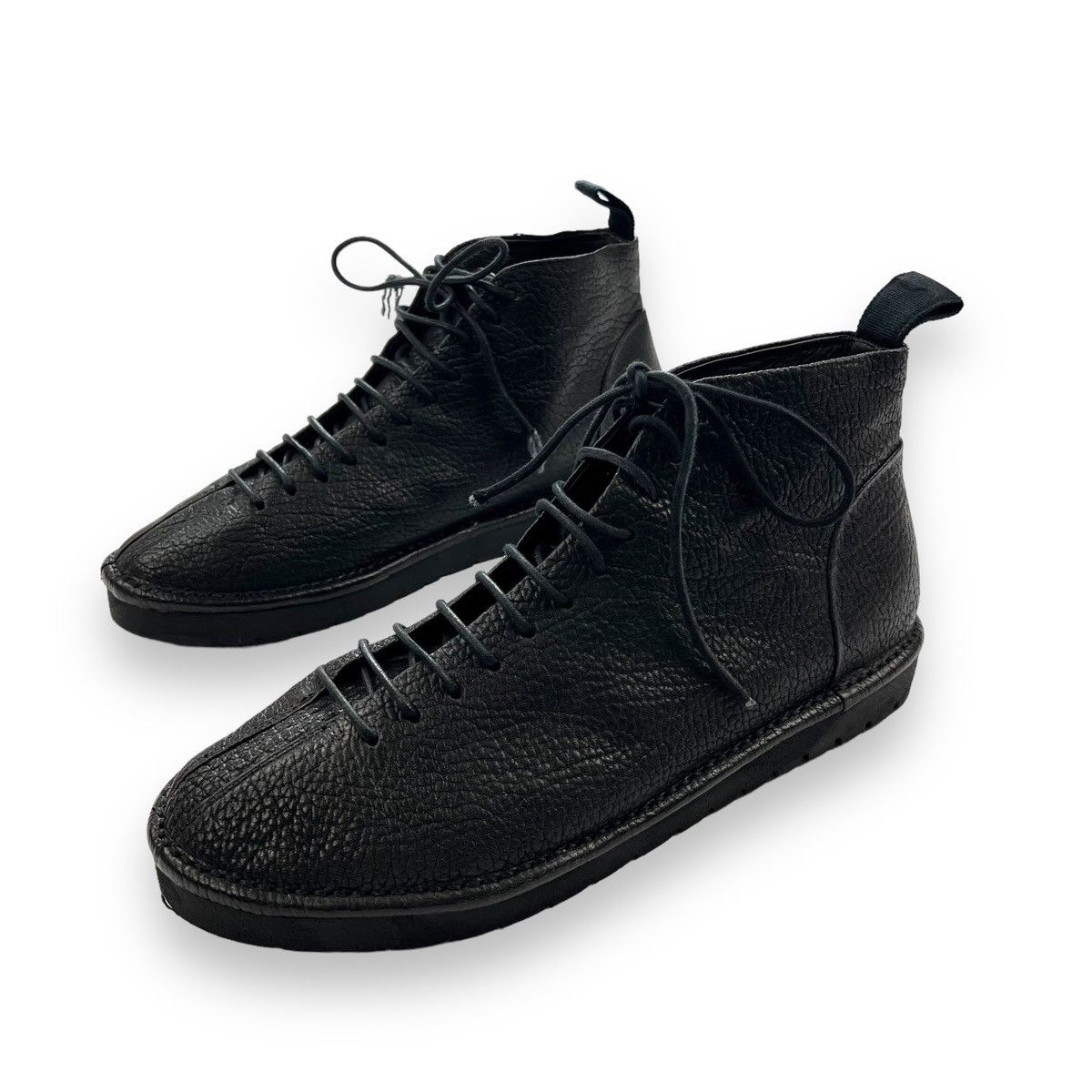 image of Marsell Black Leather Boots, Men's (Size 12)