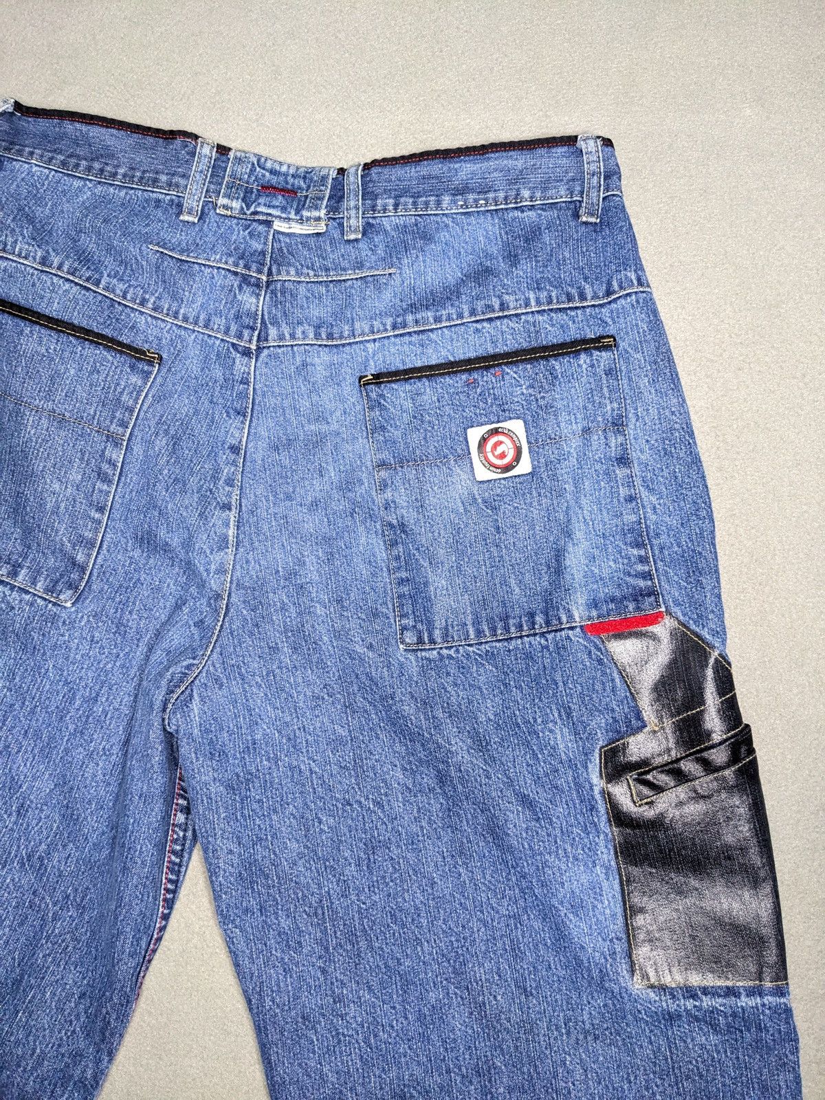 Ecko Unltd. Vintage 90s Ecko Unltd Carpenter Shorts Denim Baggy Jorts 38 Size US 38 / EU 54 - 3 Thumbnail