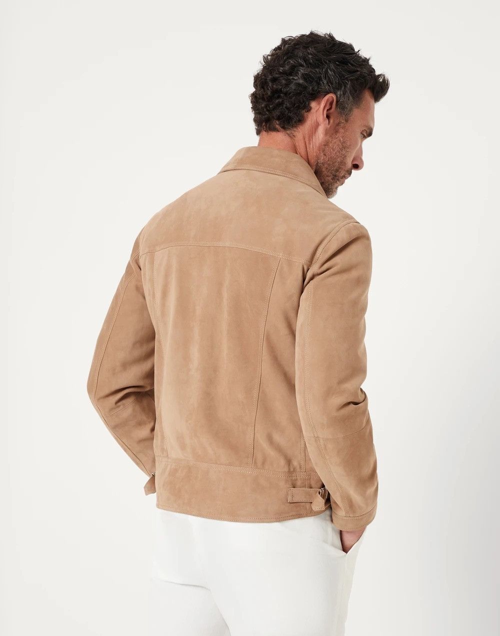 Brunello Cucinelli Leather Jacket in Open Brown Size US XL / EU 56 / 4 - 2 Thumbnail