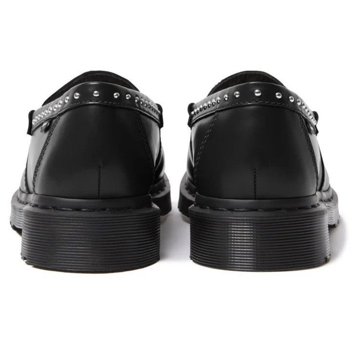 28cm Dr. Martens Black Studded Loafers