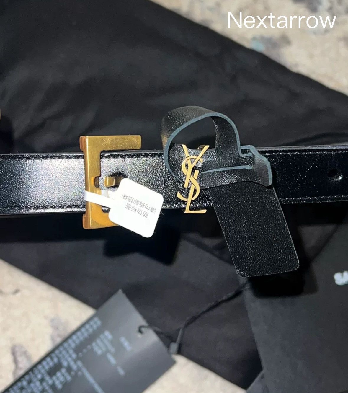 Yves Saint Laurent ブラックベルト Saint Laurent Ysl Belt | italist