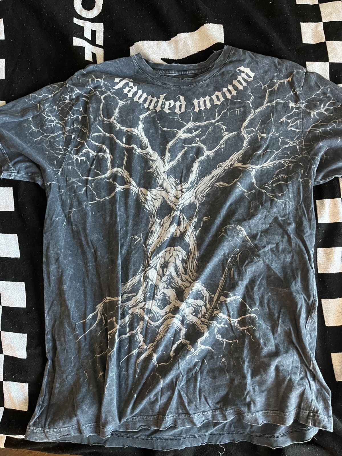 Affliction OG SEMETARY X AFFLICTION HAUNTED MOUND SHIRT Size US XXL / EU 58 / 5 - 1 Thumbnail