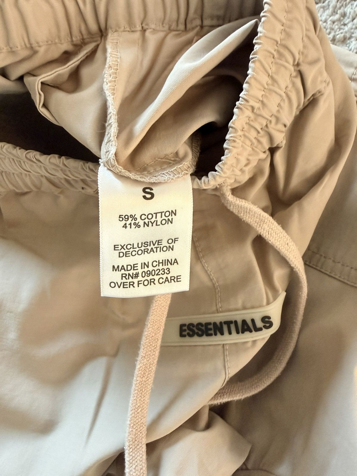 Essentials Fear Of God - Essentials - Nylon Tan Track Pants Size US 30 / EU 46 - 4 Thumbnail