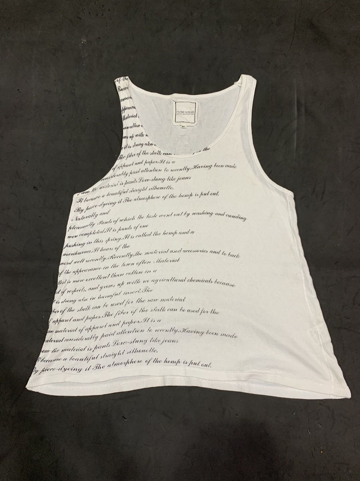 If Six Was Nine × Japanese Brand × Le Grande Bleu (L.G.B.) 🖤BLACKFRIDAY🖤Clone devgru poem tank tops Size M / US 6-8 / IT 42-44 - 1 Thumbnail