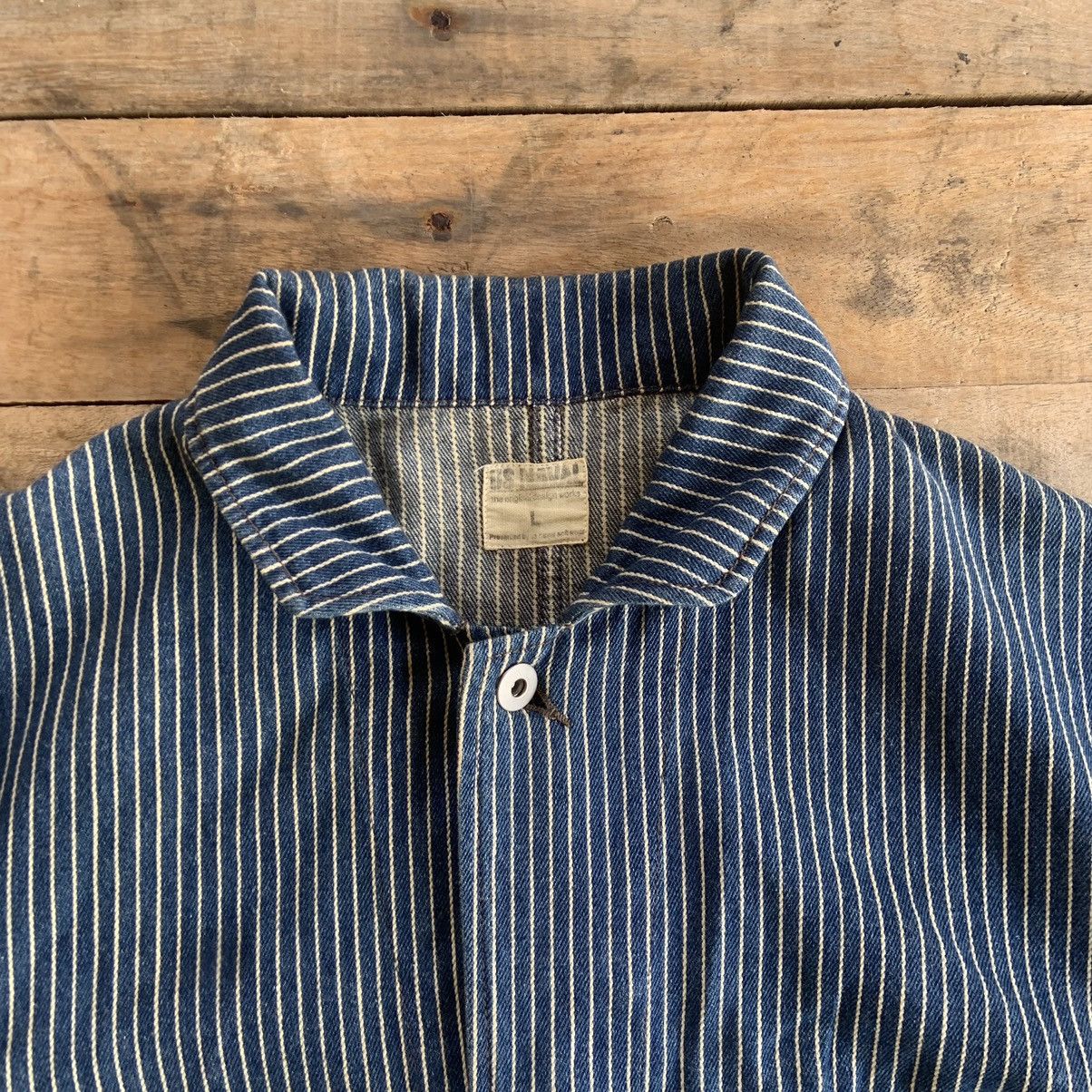 Vintage US Naval Hickory Light Jacket /Work Wear/ Chore Jacket Size US L / EU 52-54 / 3 - 6 Thumbnail
