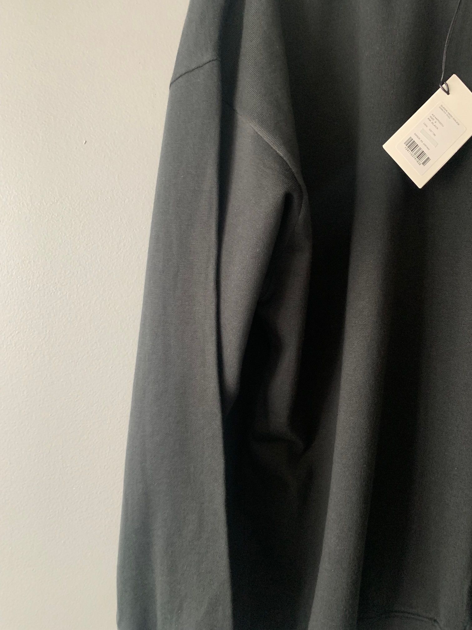 Auralee Auralee Super High Gauge Sweat P/O Ink Black Size US M / EU 48-50 / 2 - 5 Thumbnail