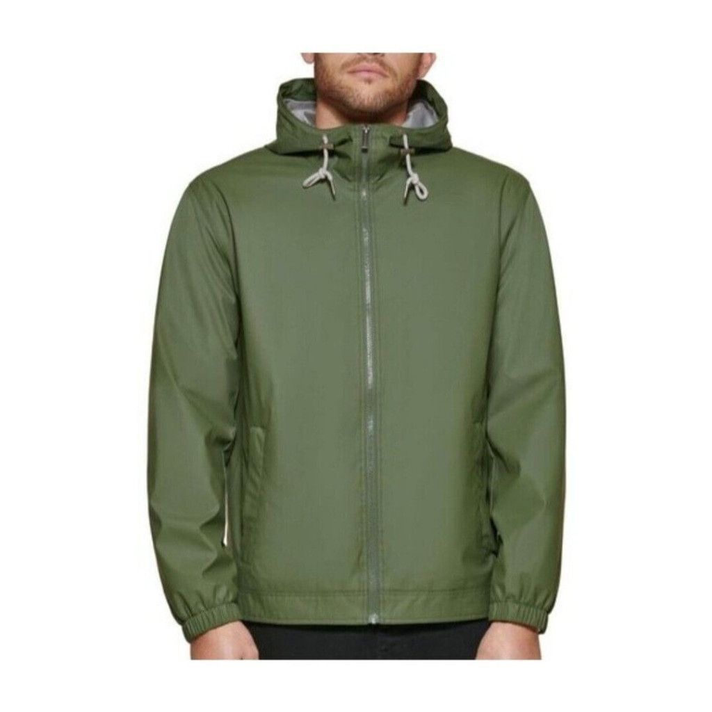 Club Room Club Room Men's Rubberized Rain Hoodie/Windbreaker. NWT Size US L / EU 52-54 / 3 - 1 Thumbnail
