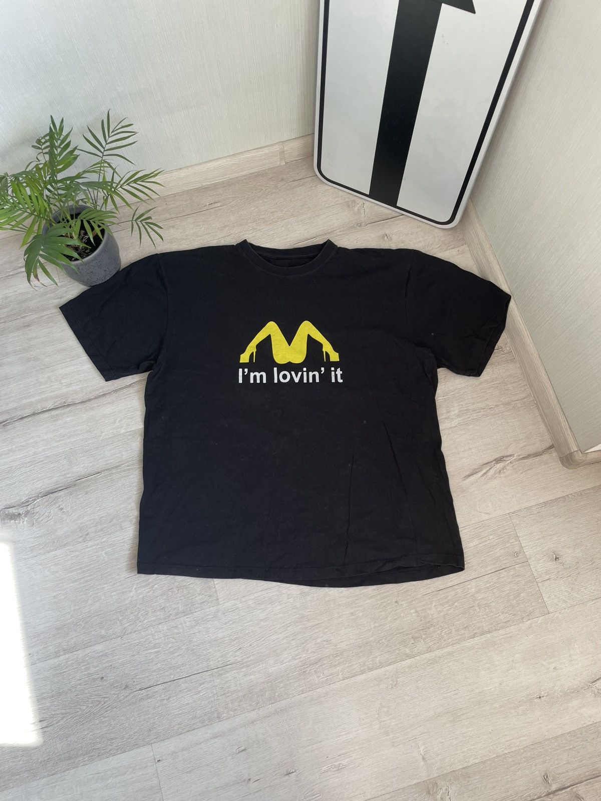 Japanese Brand × Sex Skateboards Vintage I’m Lovin’ it Comic T-shirt McDonalds Style Y2k Humo Size US XL / EU 56 / 4 - 1 Thumbnail