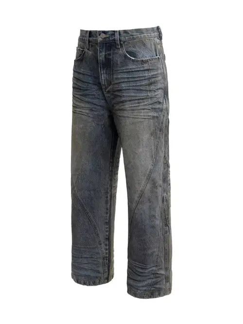 Other Vintage dirty dye baggy street hip hop y2k jeans Size US 32 / EU 48 - 5 Thumbnail