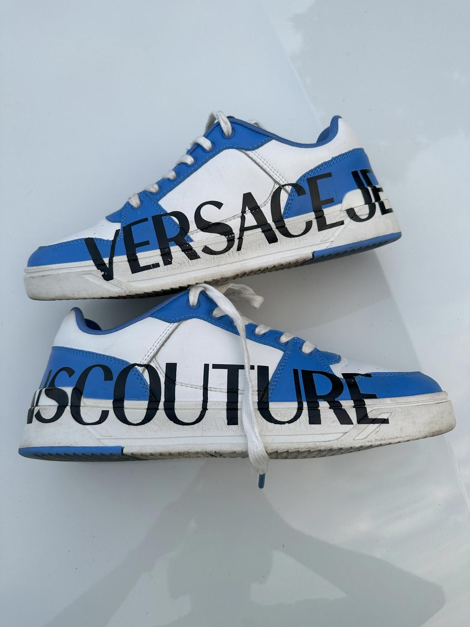 Versace Versace Dunks Blue / White US 10/ EU 43 Size US 10 / EU 43 - 1 Thumbnail