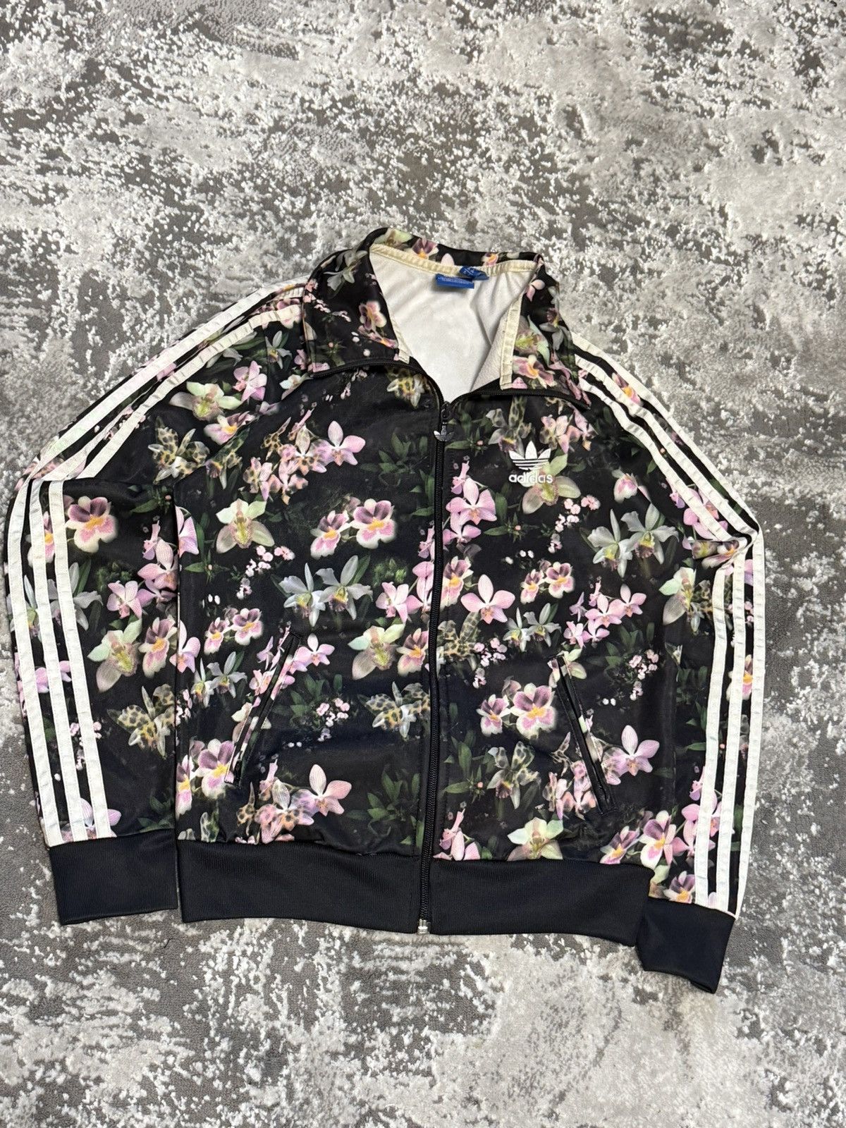 Adidas Adidas Originals Floral Track Jacket Size s streetwear y2k Size US S / EU 44-46 / 1 - 2 Thumbnail