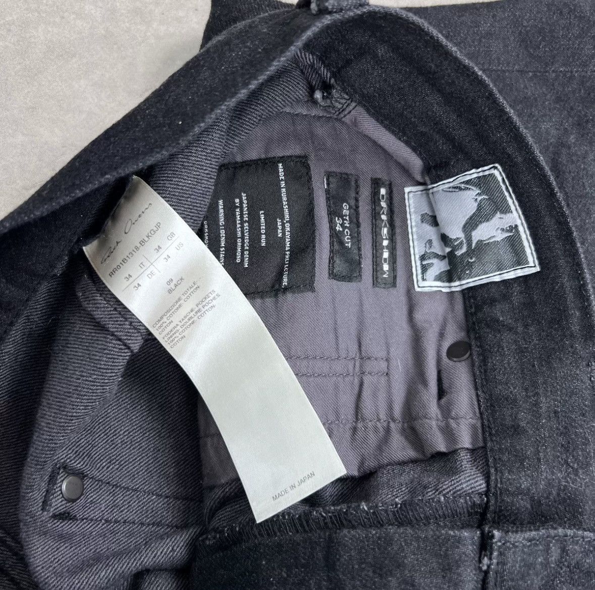 Rick Owens Rick Owens gethcut jeans Size US 34 / EU 50 - 4 Thumbnail