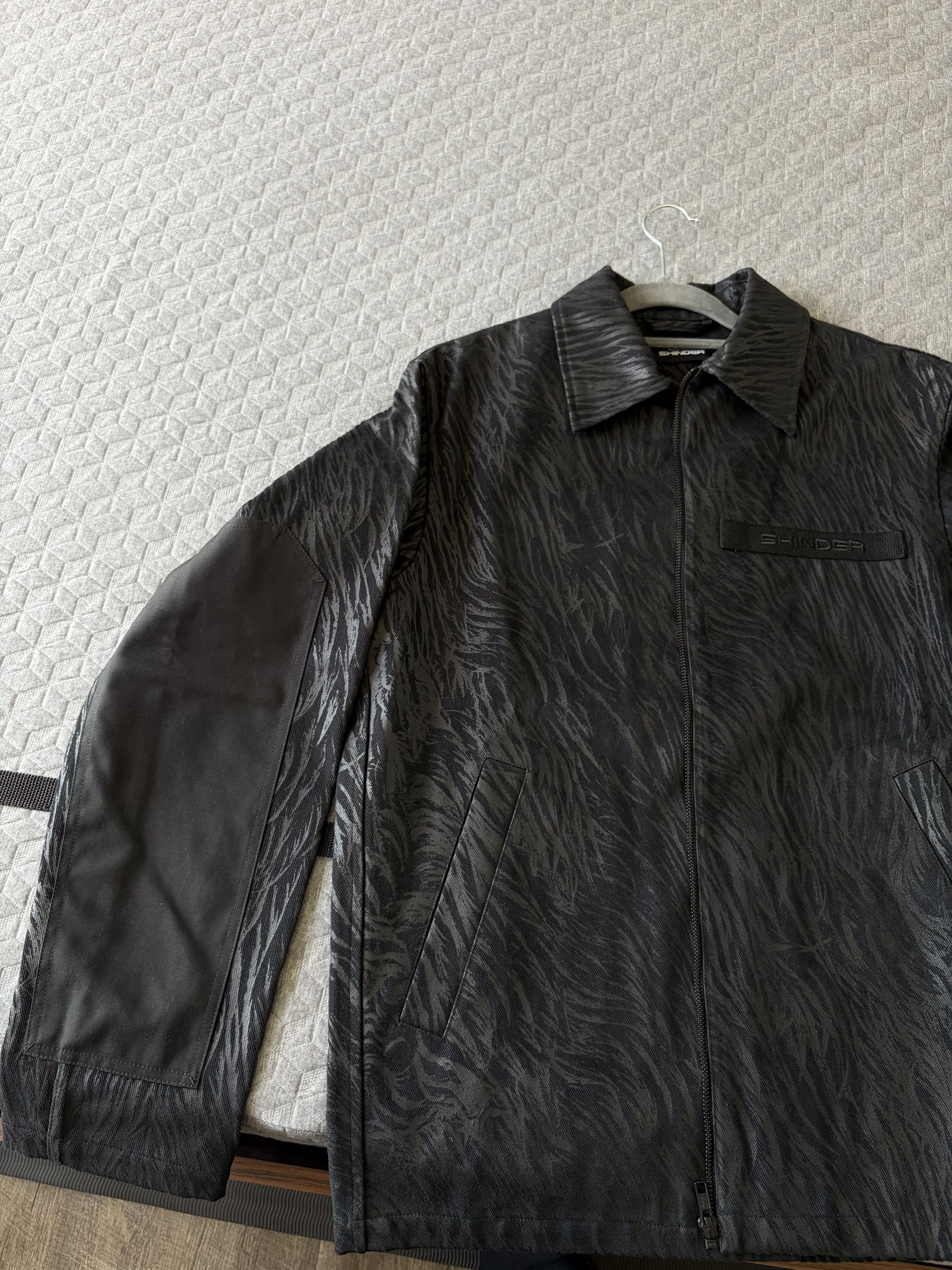 Other Olly Shinder SS25 Gardiner Blouson Jacket Blackcam (Runway) Size US M / EU 48-50 / 2 - 6 Thumbnail