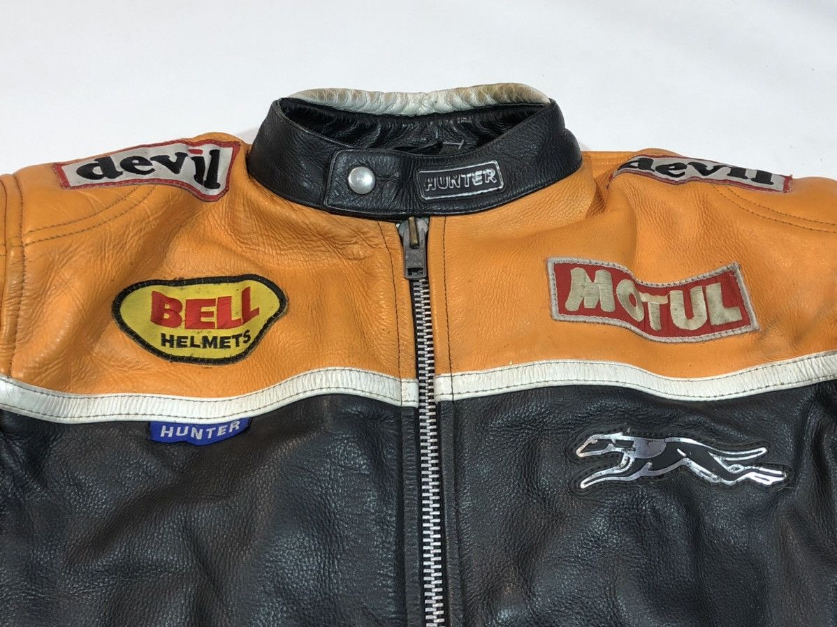 Ferrari × Honda × Yamaha Hunter Motorcycle Leather Jacket Racing Size US XL / EU 56 / 4 - 14 Thumbnail
