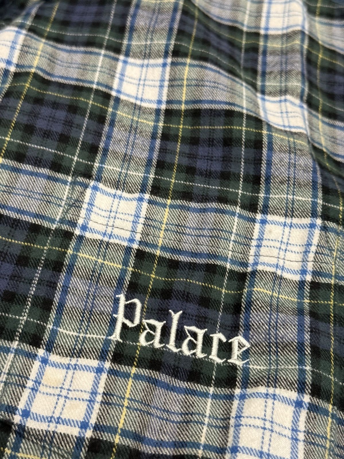Palace Palace Check Panel Chambray Shirt Size US L / EU 52-54 / 3 - 3 Thumbnail