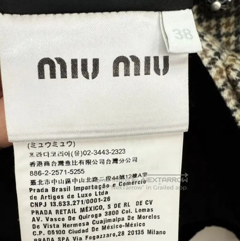 Miu Miu Miu Miu Short Color-Block Wool Coat . Size S / US 4 / IT 40 - 5 Thumbnail