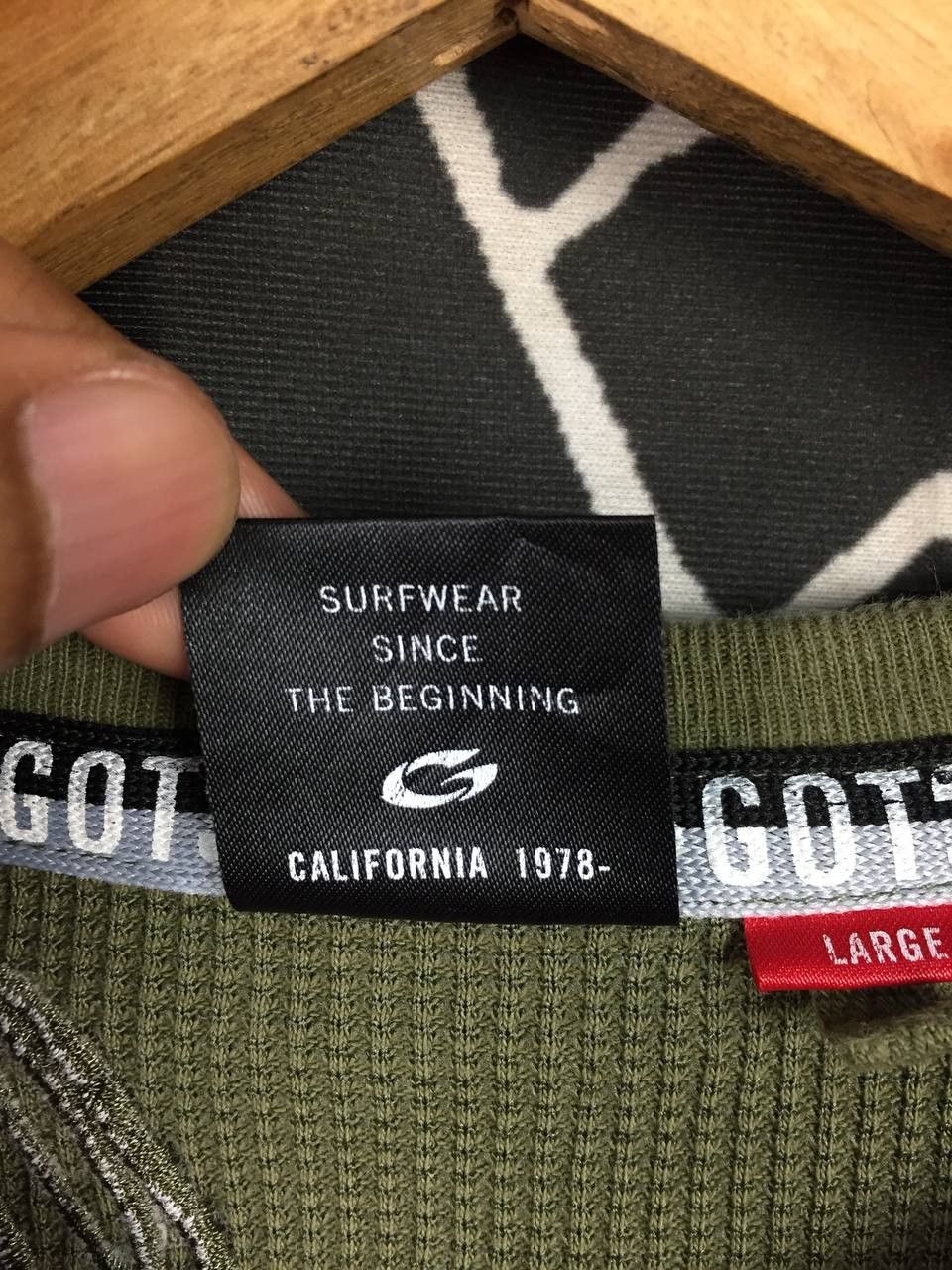 Gotcha Gotcha Surfwear Waffle Knit Henley Long Sleeve Tee Size US S / EU 44-46 / 1 - 10 Thumbnail