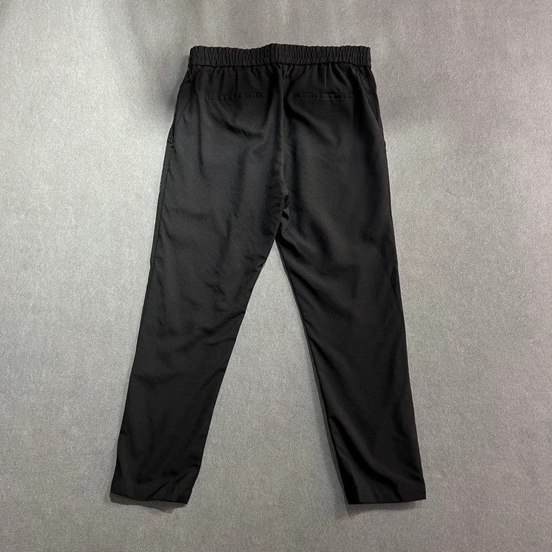 Givenchy Givenchy Black Logo Embroidered Wool Casual Pants -2507 Size US 34 / EU 50 - 2 Thumbnail