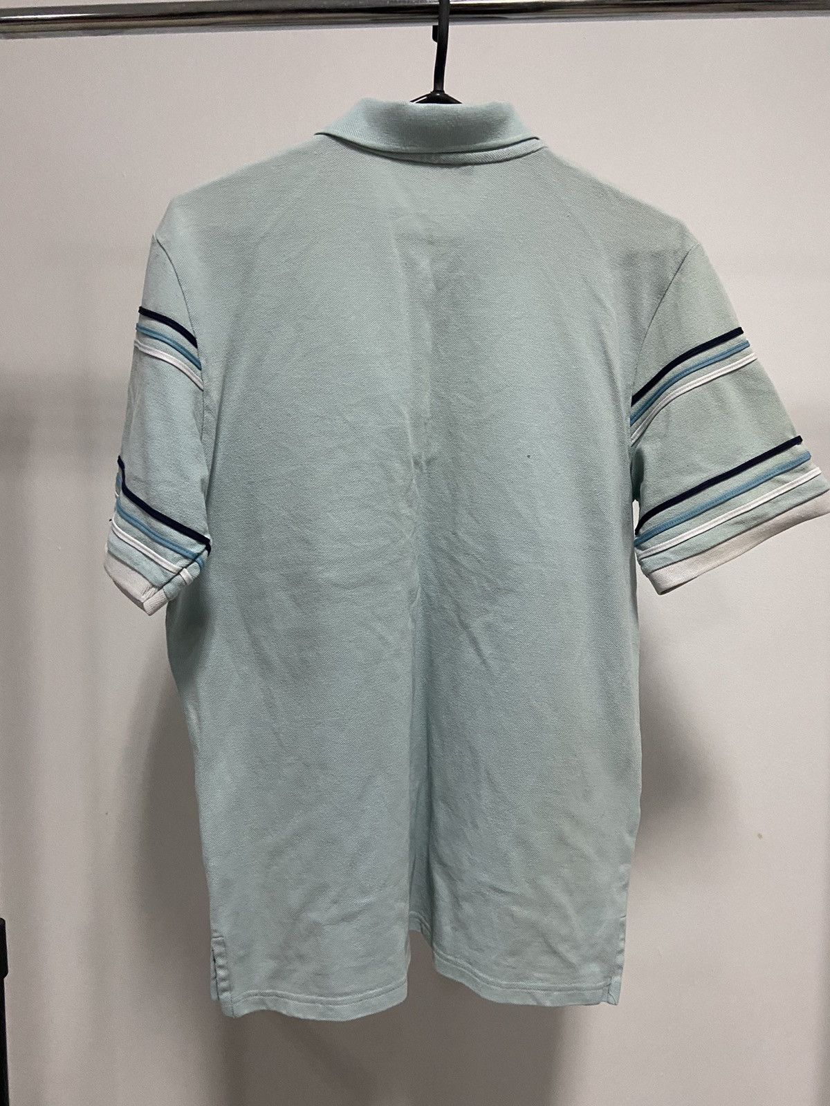Vintage × Yves Saint Laurent Yves Saint Laurent Vintage polo stripes big logo t shirt Size US L / EU 52-54 / 3 - 3 Thumbnail