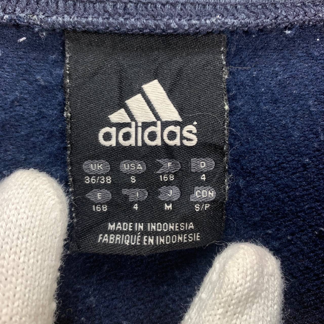 Adidas Y2K Vintage ADIDAS THREE STRIPE Sweatshirt #2469/AM Size US S / EU 44-46 / 1 - 8 Thumbnail