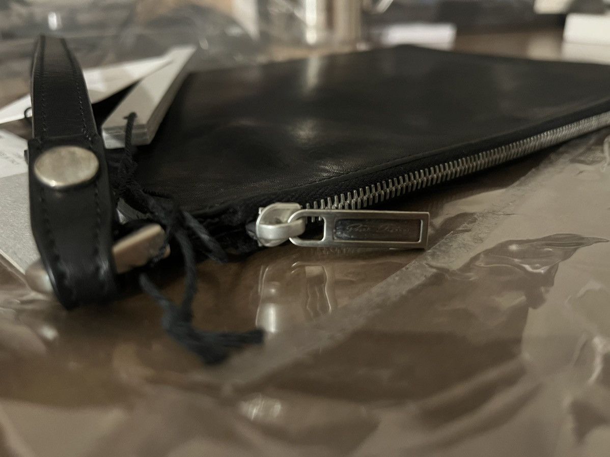 Rick Owens rick Owens leather travel pouch ss19 Size ONE SIZE - 2 Thumbnail