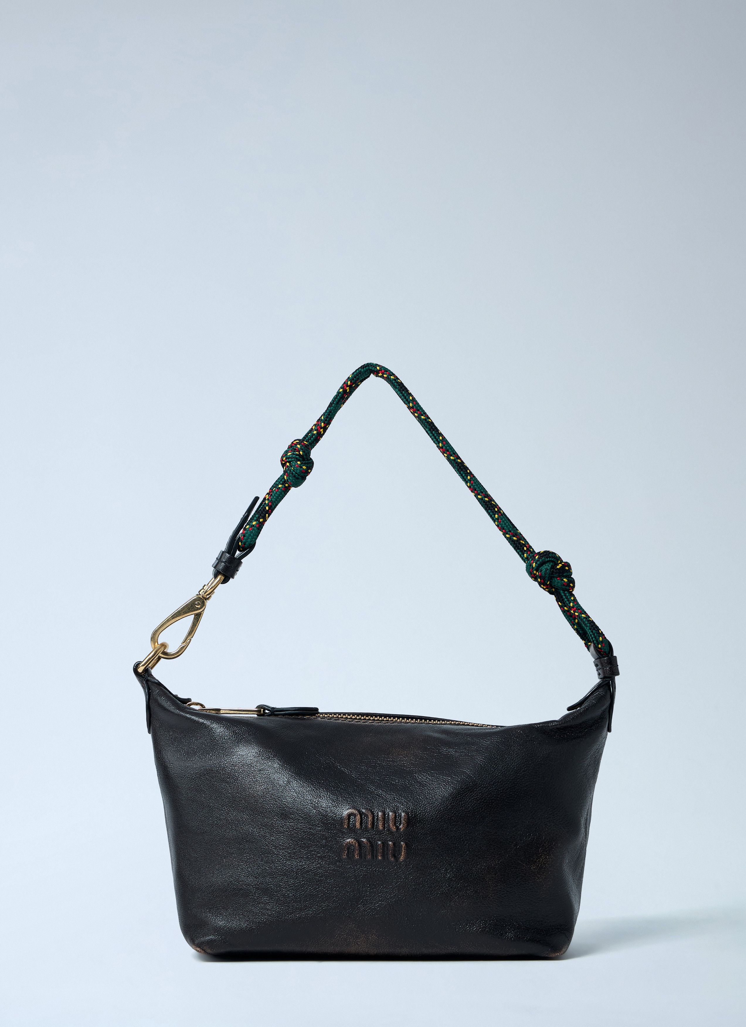 Miu Miu Logo Motif Pouch Shoulder Bag Size ONE SIZE - 1 Thumbnail
