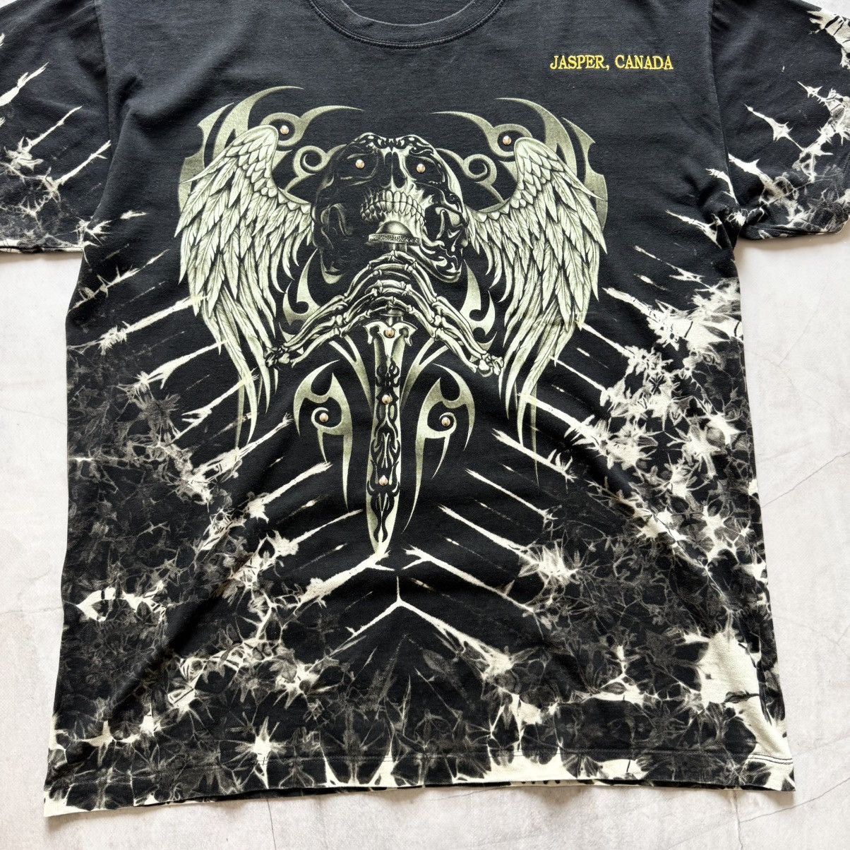 Hysteric Glamour × Undercover 00s Skeleton Studded Y2K T Shirt Hysteric Glamour Style Size US XL / EU 56 / 4 - 2 Thumbnail