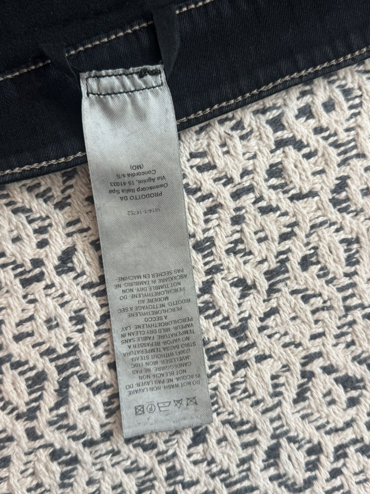 Rick Owens Drkshdw RICK OWENS DRKSHDW Black Denim Bladder Pants Size US 34 / EU 50 - 5 Thumbnail