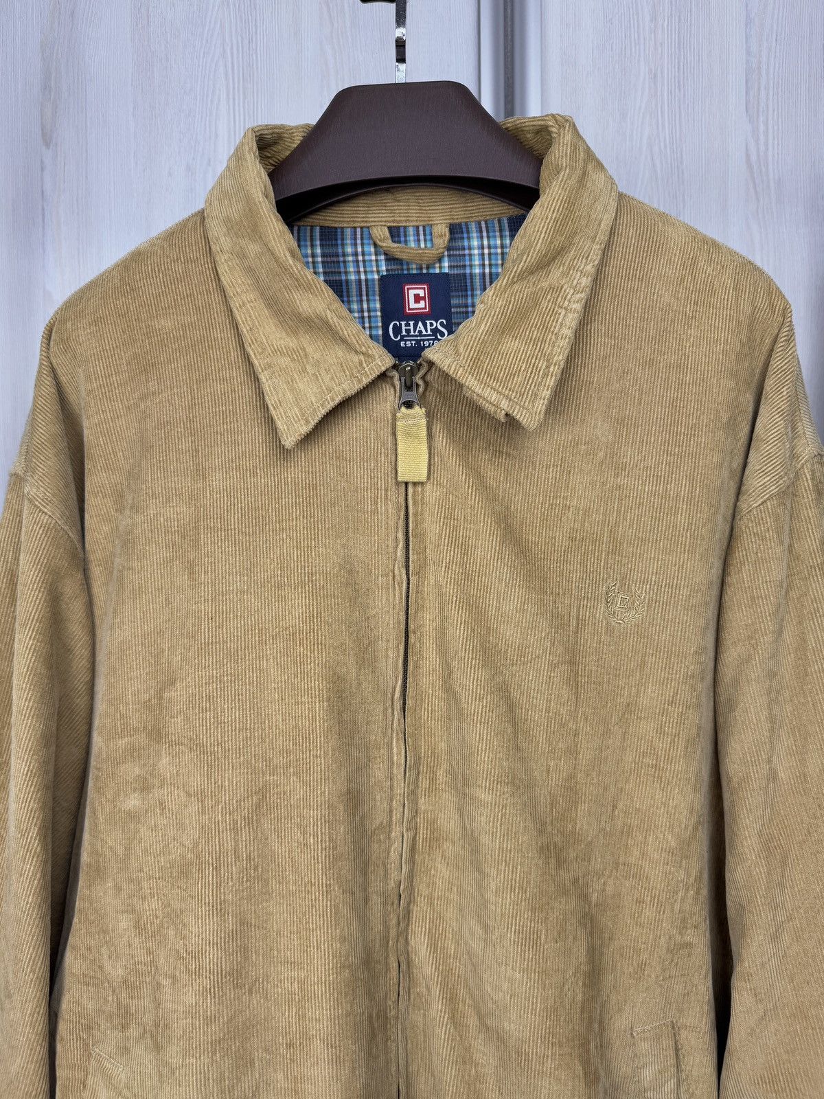 Chaps Ralph Lauren Vintage Chaps Ralph Lauren Corduroy Plaid Lined Chore Jacket Size US XXL / EU 58 / 5 - 3 Thumbnail