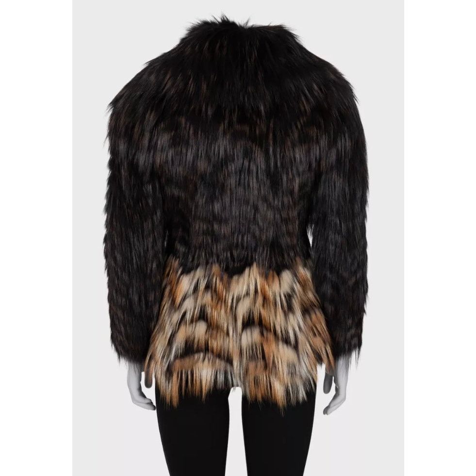Blumarine Blumarine Brown Fox Fur Coat Size 40 / S Size S / US 4 / IT 40 - 3 Thumbnail