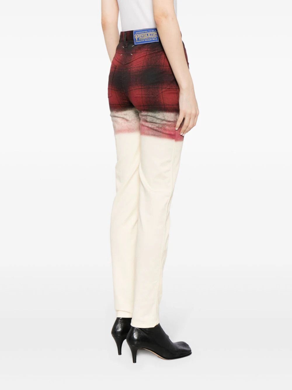 Maison Margiela o1mris0824 Checked Pants in Multicolor Size US 31 - 4 Thumbnail