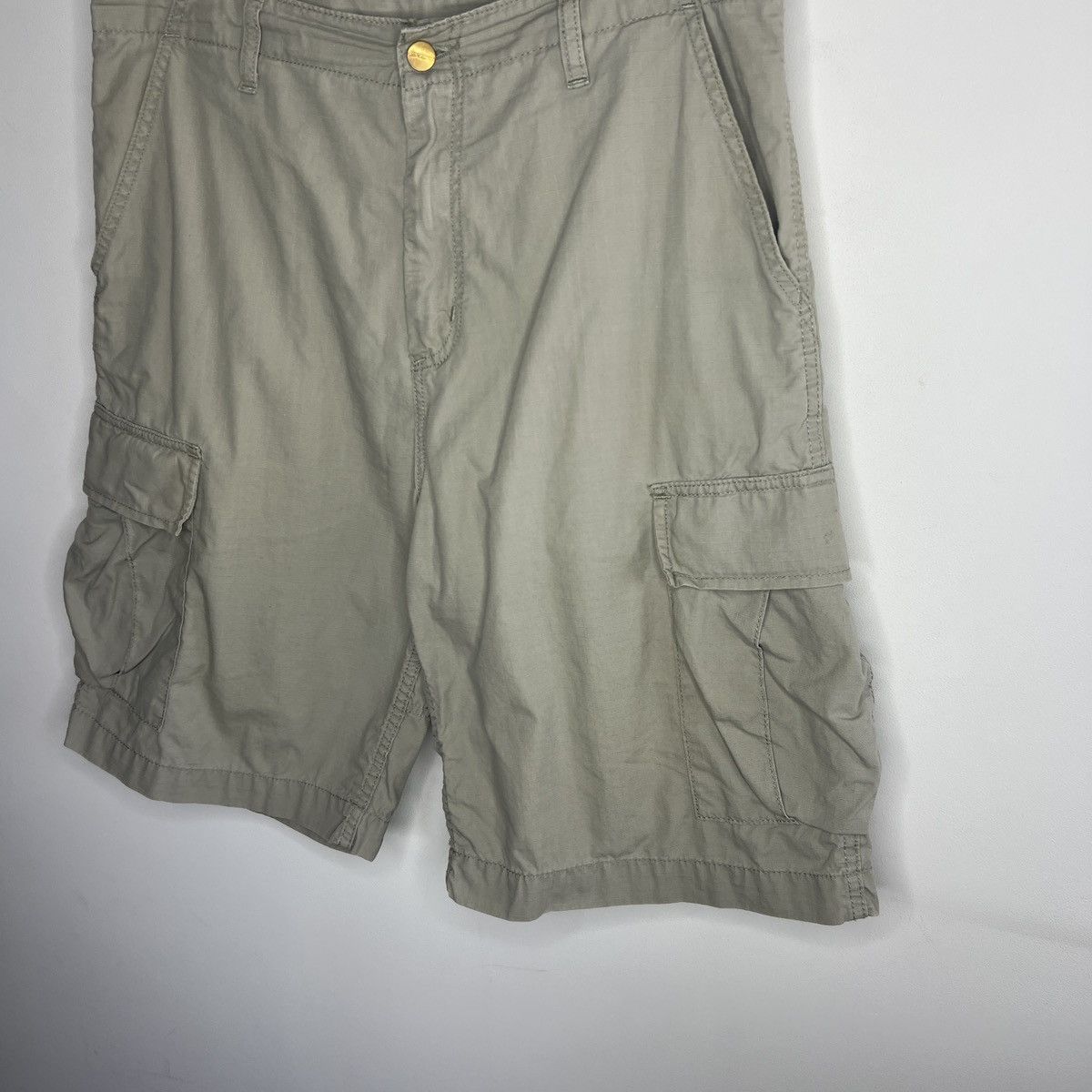 Carhartt Essential Vintage Y2K Carhartt Workwear Cargo Shorts Skater Size US 34 / EU 50 - 2 Thumbnail