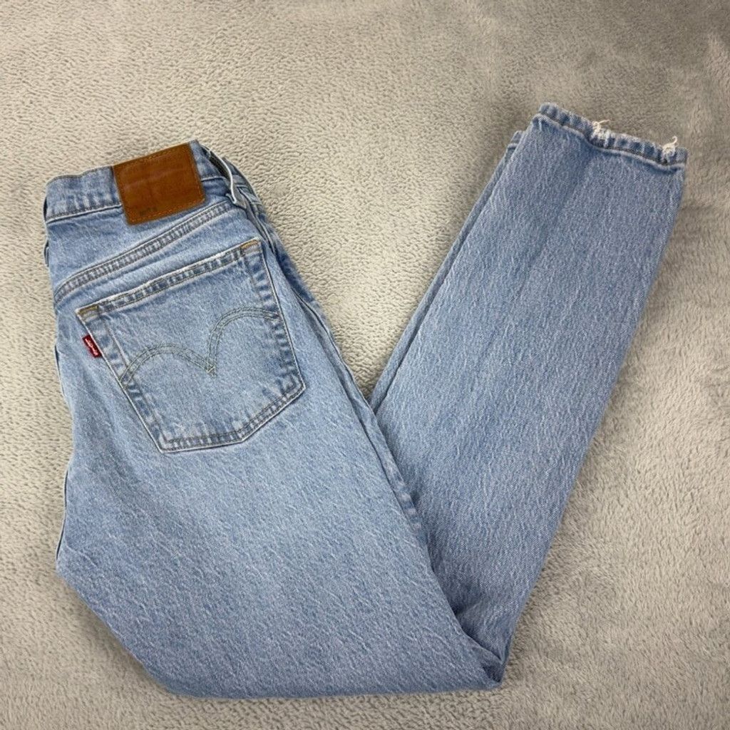 Levi's Levi's 501S Women's Size 26 x 28 Light Blue Denim Distressed Size 26" / US 2 / IT 38 - 4 Thumbnail