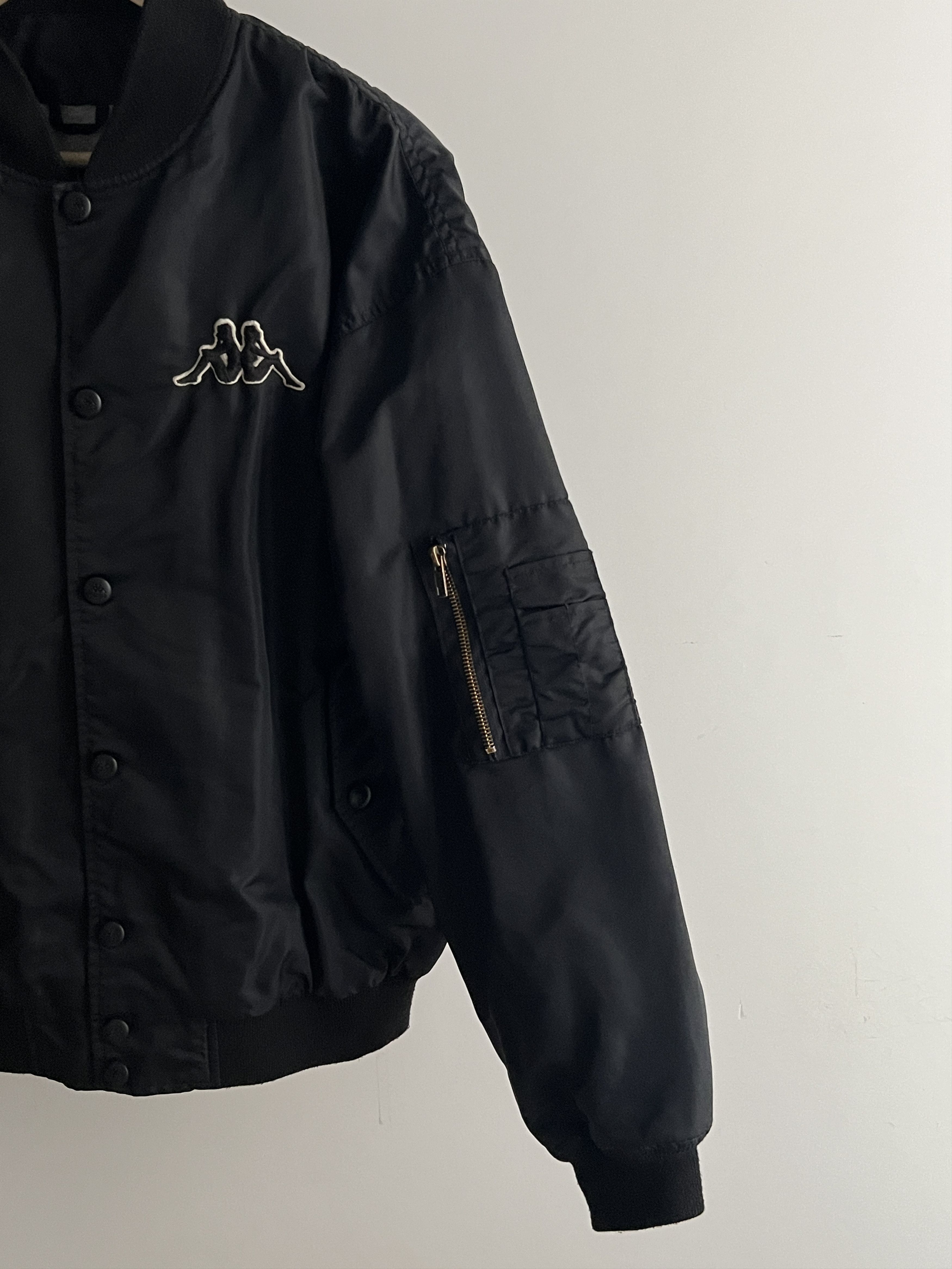 Kappa × Vintage Vintage 90s Kappa Italy Nylon Bomber Jacket Size US S / EU 44-46 / 1 - 4 Thumbnail