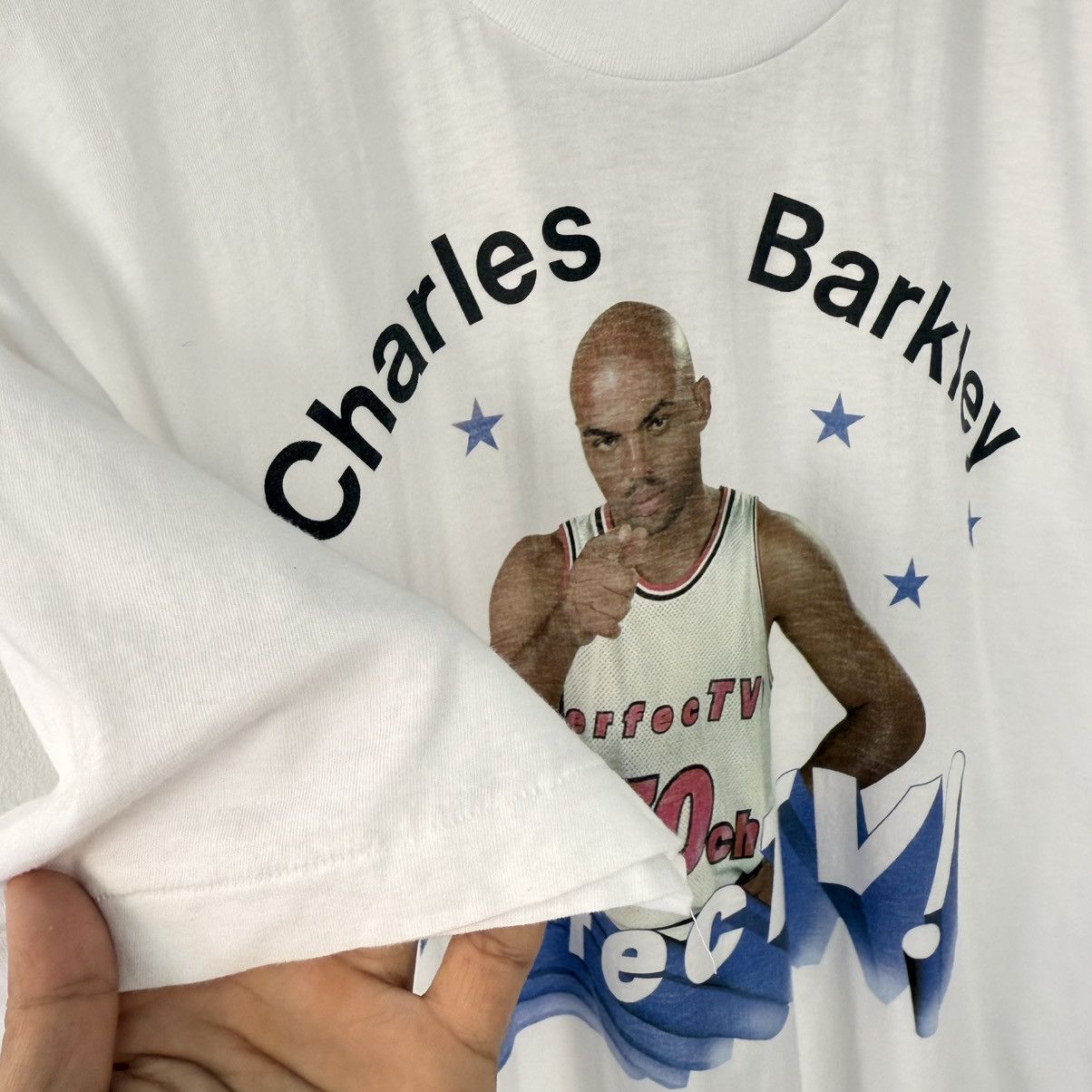 NBA 90’s Charles Barkley By Perfect TV! Size US L / EU 52-54 / 3 - 6 Thumbnail