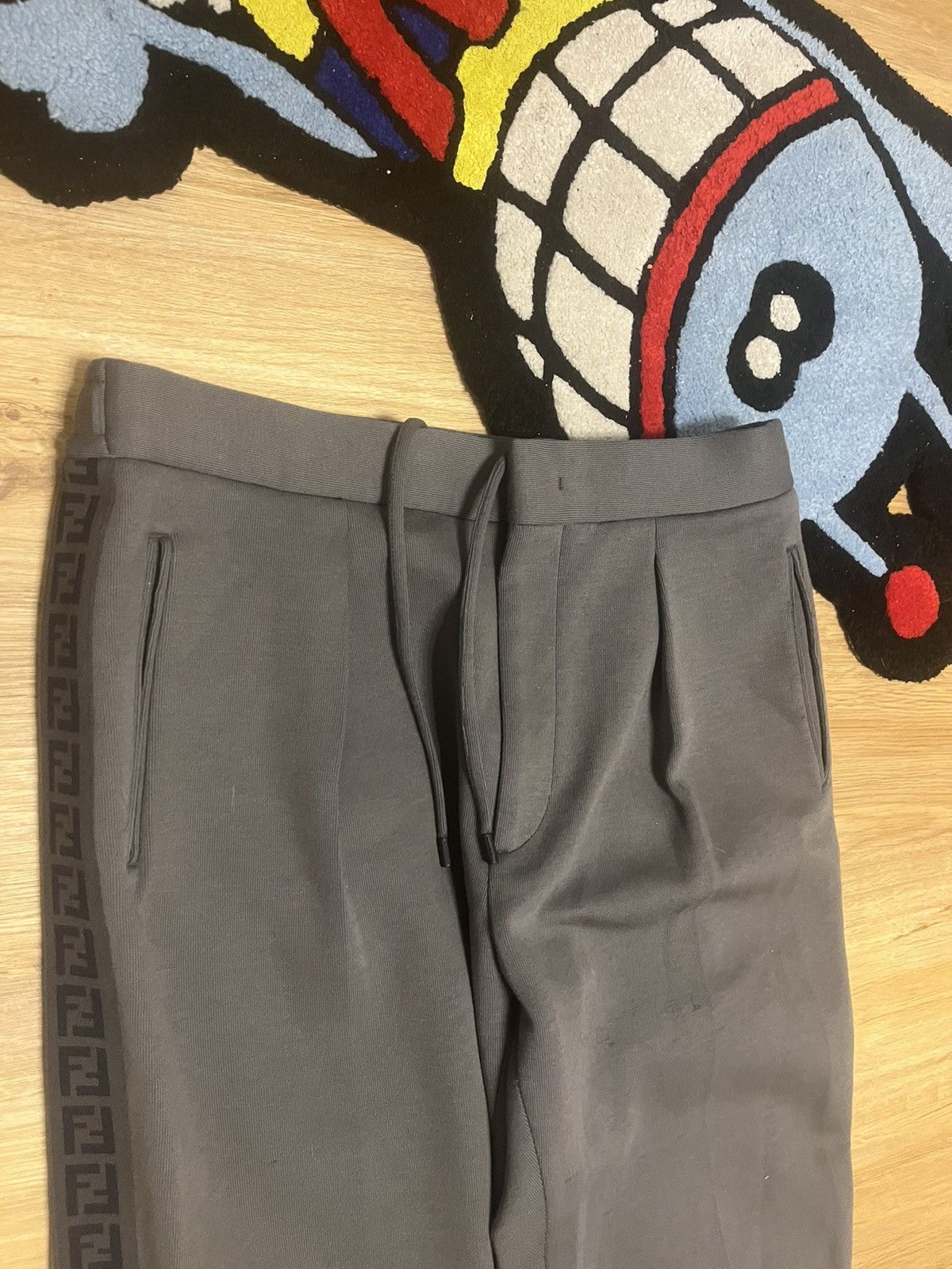 Fendi 2019 sample FENDI FF stripe Sweatpants Size US 32 / EU 48 - 3 Thumbnail