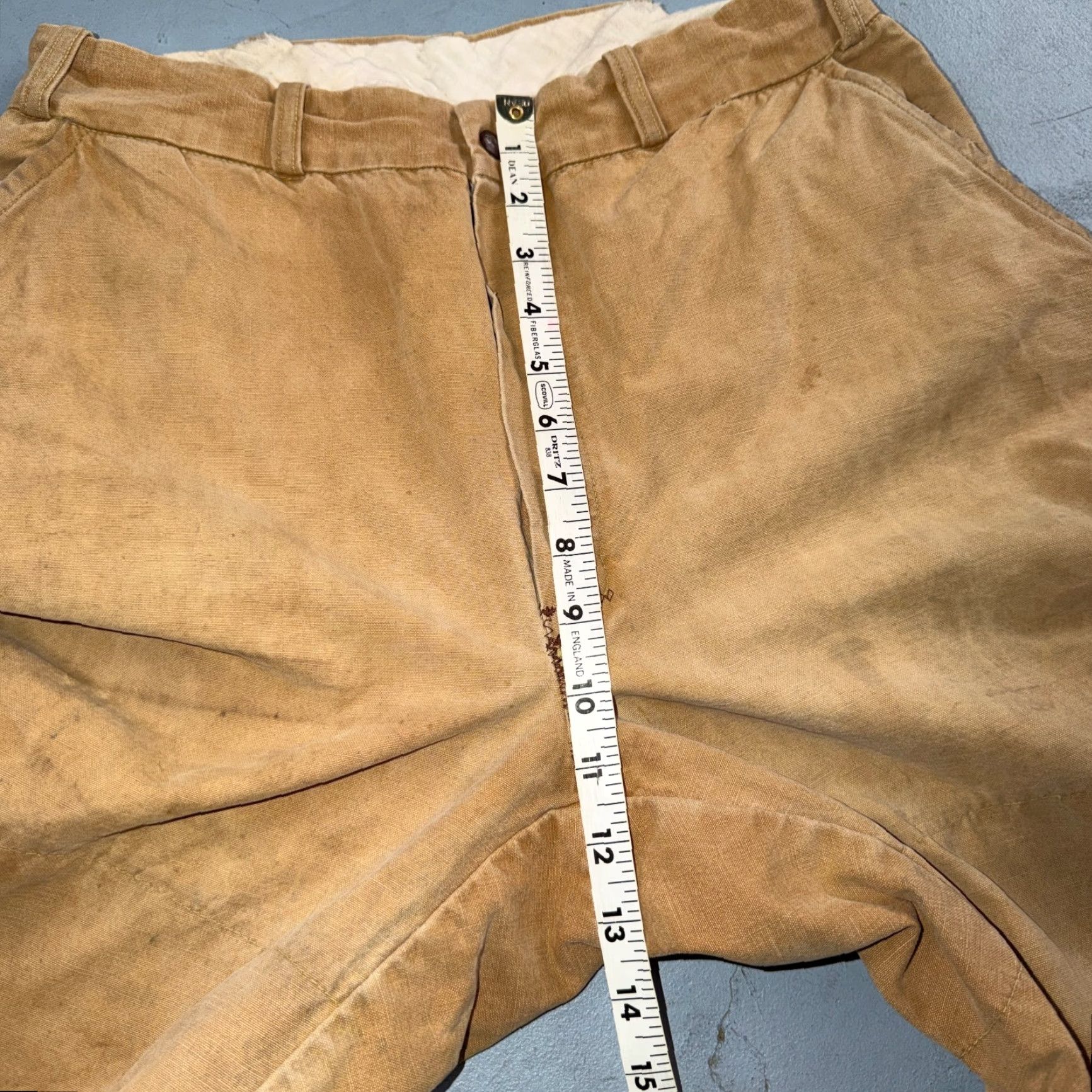 Vintage VINTAGE Duxbak Pants Falcon 28x27 Khaki Casual Creased Outdoor Rockabilly 50s 60s Mens Size US 28 / EU 44 - 7 Thumbnail