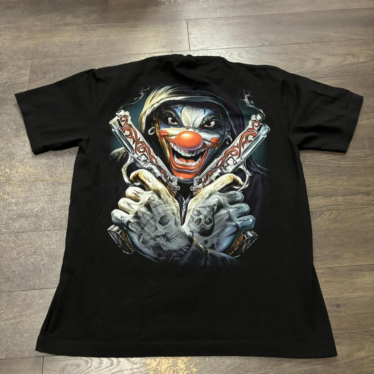 Designer Gangster clown t shirt L y2k 00s Size US L / EU 52-54 / 3 - 5 Thumbnail