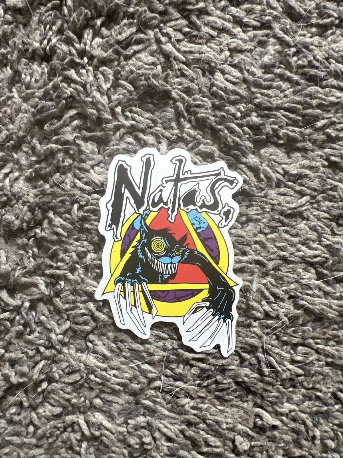Santa Cruz Skateboards Santa Cruz Skateboards Natas Evil Cat Sticker Size ONE SIZE - 1 Thumbnail