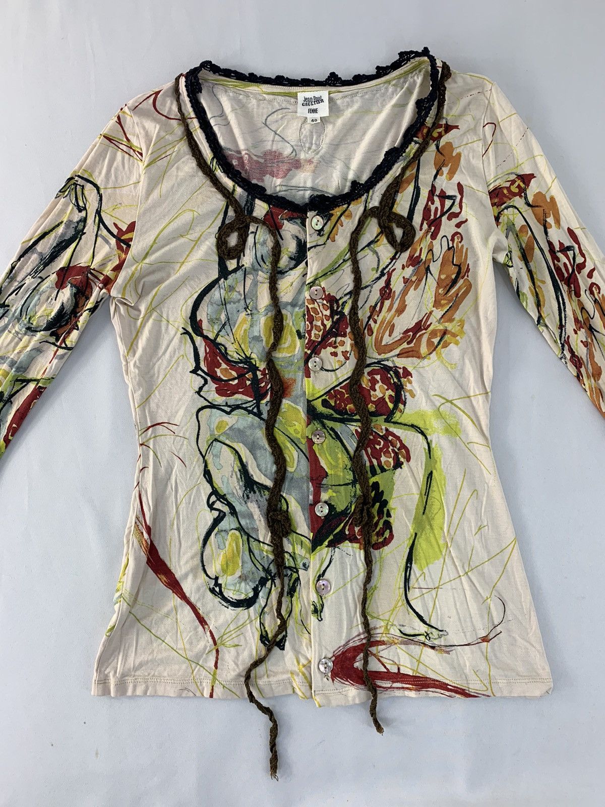 Jean Paul Gaultier Jean Paul Gaultier Femme Pop Art Dancing Girl Stretchable Size S / US 4 / IT 40 - 3 Thumbnail